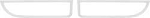 1970-73 Camaro Park Lamp Trim Molding ; Standard ; Stainless ; Pair
