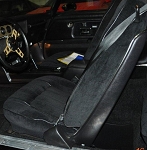 1977 FIREBIRD CUSTOM CLOTH SEAT COVERS FRONT BUCKETS BLACK