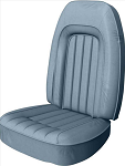 1977 FIREBIRD CUSTOM CLOTH SEAT COVER REAR SEAT LIGHT BLUE