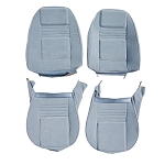 1978 FIREBIRD CUSTOM CLOTH DELUXE FRONT BUCKET SEATS LIGHT BLUE