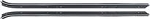  1970-81 Camaro / Firebird Coupe Reproduction Outer Windowfelt Set with Chrome Flat Bead
