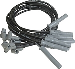 1977-81 Pontiac 4.9 / 301  MSD Black Super Conductor Spark Plug Wire Set W/Hei W/O Turbo 
