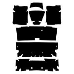 1970-81 Carpet Underlay Sound Deadener ; Camaro, Firebird ; Replacement Style